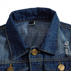 Chaleco de Mezclilla de Algodón Transpirable de Invierno para Hombre, Prenda Exterior de Alta Calidad, MOQ Bajo - Product Image 3