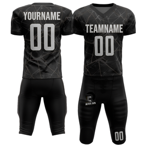 Conjunto de uniforme de fútbol americano personalizado para hombre, camisetas y pantalones transpirables de sarga para equipo, ropa deportiva - Product Image 3