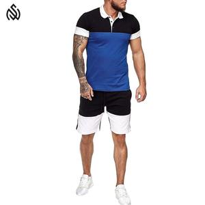 Conjuntos de verano de diseñador para hombres en Pakistán Conjunto corto de polo de algodón Conjunto de verano informal - Product Image 1