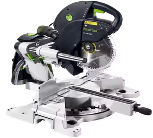 Sierra Ingletadora Deslizante de Doble Compuesto KS 120 Nueva, 100% de Alta Calidad, con Extractor de Polvo T-LOC + CT 48, Paquete DIY OEM - Product Image 1