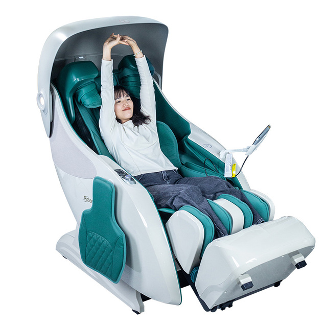 2024 Luxury Multifunctional Massage Chair ABS+PU Leather 167CM Rail Zero Gravity Recliner Armchair Biofeedback for Full Body
