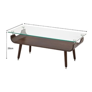 Table basse en verre moderne de luxe transparente pour le salon - Product Image 2