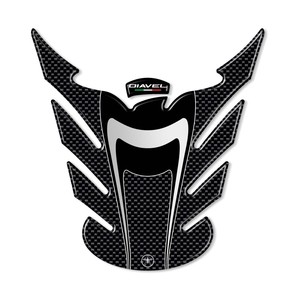 Adesivo Protettivo 3D in Resina Gel Carbonio per Serbatoio Moto DUCATI DIAVEL - Decalcomanie e Logo Impermeabili - Product Image 1