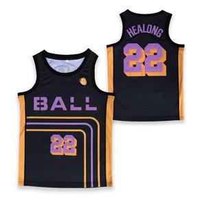 Jersey Basket Poliester 100% Grosir, Kaos Bernapas, Bordir Custom, Jersey Ukuran Besar, Tersedia untuk OEM - Product Image 3