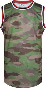 Camisetas de Baloncesto Blancas para Hombre, Camisetas Deportivas de Malla, Uniformes de Equipo de Camuflaje de Alto Rendimiento - Product Image 2