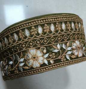 Cintas bordadas hechas a medida, surtido de colores disponibles en ancho de 5 CM y más alto, adecuado para diseñadores de embellecedores - Product Image 2