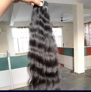 Paquetes de cabello natural virgen sin procesar Extensiones de cabello humano alineadas con cutícula Virgen sin procesar - Product Image 6