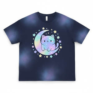 T-shirt décontracté uni à col rond pour enfants, écologique, 100 % coton, durable, idéal pour les jeux actifs et le sport, coupe classique - Product Image 1