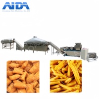 Nouvelle ligne de production entièrement automatique de petite taille et haute capacité pour la fabrication de chips de crevettes Mimi et de bâtonnets de nouilles frites