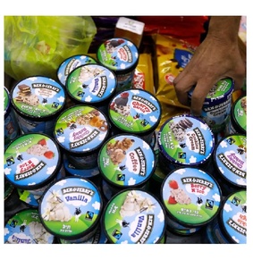 Vente en gros de crème glacée Ben and Jerrys, grand assortiment, dessert glacé haut de gamme pour les cafés et les magasins - Product Image 3