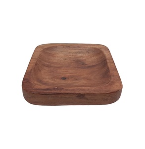 Bandeja de madera para servir de nuevo diseño en forma redonda para el hogar y los hoteles Bandejas de mesa para servir alimentos hechas a mano - Product Image 2
