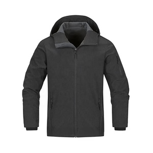 Wholesale Bomber <b>Jacket</b> Hooded Stand Collar Zipper Windproof Breathable <b>Plus</b> <b>Size</b> Unisex Adults Winter Silk Screen Printing - Product Image 2