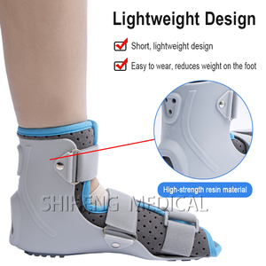 Botte orthopédique médicale à angle réglable avec attelle de cheville pour blessure, entorse de la cheville, physiothérapie du pied - Product Image 6