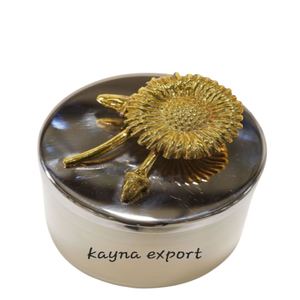 Belle bougeoir votif en métal plaqué or rose bougeoir votif en cuivre pour la décoration intérieure de Pâques - Product Image 2