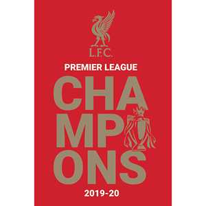 Póster del Liverpool FC Campeón 2019/2020, Impresión Digital, Material de Poliéster, Bandera y Estandarte - Product Image 1