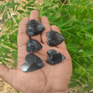 India ágata cristal hecho a mano artesanía azul oro piedra flecha curación piedras preciosas caza hecho a mano flecha a granel puntas de flecha para la venta - Product Image 3