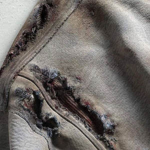 Sweats à capuche chauds pour hommes vieillis d'hiver fabriqués au Pakistan Service OEM Vente en gros Dernier design Sweats à capuche vieillis pour hommes - Product Image 3