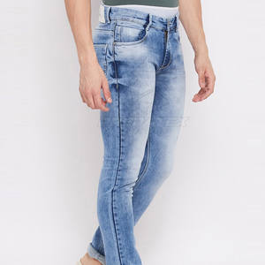 Bajo MOQ Servicio OEM Personalizado Su Propio Diseño Jeans Pantalones Último Diseño Jeans Pantalones Para Hombres - Product Image 2