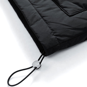 Chaqueta acolchada de invierno de diseñador de alta calidad para hombre, recortada de gran tamaño, cuello levantado de talla grande, hecha de lona - Product Image 5