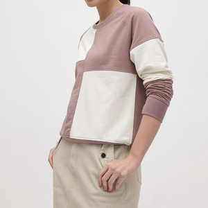 Nouvelle Arrivée Sweat-shirts Personnalisés à Col Rond pour Femmes, Imprimés par Transfert Thermique sur le Devant, Automne Hiver, Grandes Tailles, Coupe Ample, Couleur Unie - Product Image 4