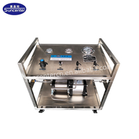 Pompe de surpression à air comprimé pour le récupération et le remplissage de réfrigérant liquide pour R22 R134a R407C