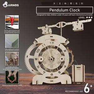 DIY Rocker Mechanical Clock Steam Toy