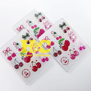 Meilleures ventes : Tuiles acryliques pour extensions de cils, forme cerise, rose, couleur personnalisable, durables, avec logo magnétique MINK - Product Image 6