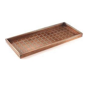 ชั้นวางรองเท้าทำจากโลหะ2ชั้นสไตล์อุตสาหกรรมตู้ตกแต่งทางเข้าพร้อมกระถาง - Product Image 3