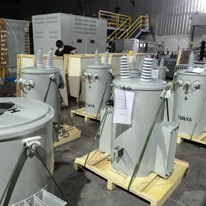 11kv 15kva 10kva 20kva 25kva 37.5kva 100kva 75kva 100kva एकल चरण पोल घुड़सवार ट्रांसफार्मर मूल्य mv और hv ट्रांसफार्मर - Product Image 5