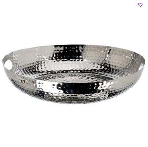 Plateaux de service ronds en acier inoxydable argenté, dernier design, pour chocolats, desserts, plats sucrés - Product Image 6