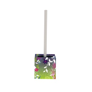 Portascopino WC MSV in MDF e acciaio inossidabile in vari colori, 11 x 11 x 37 cm - Product Image 2