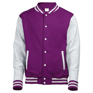 Vente chaude sur mesure de haute qualité Varsity Jackets Baseball Jackets Hommes Unisex Varsity Jacket Bourgogne - Product Image 4