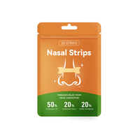Bandes nasales pour le sommeil, adhésif doux et respectueux de la peau, patch nasal confortable à porter, bande nasale élastique, logo personnalisé