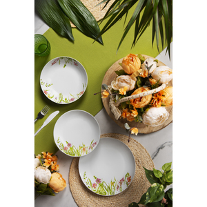 Service de table en porcelaine multicolore Excelsa, 18 pièces, collection Jardin de printemps, fabriqué en Chine, modèle 60352 - Product Image 5
