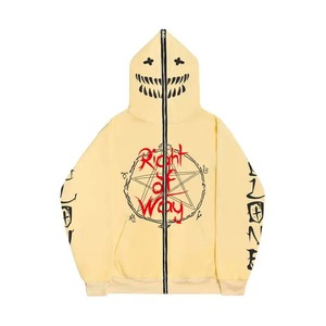 เสื้อมีฮู้ดแบบซิปหน้าผ้าฝ้าย100% ดีไซน์3D ไม่ซ้ำใครเนื้อผ้าพัฟแห้งเร็วมีให้เลือกขนาดใหญ่พิเศษ - Product Image 6