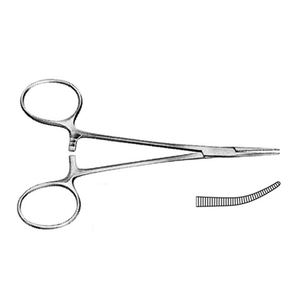 Pince anti-moustique hémostatique, dents droites incurvées en acier inoxydable Micro chirurgie artère pince ISO approuvée - Product Image 2