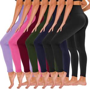 Leggings de fitness coupe ajustée pour femmes sur mesure nouveau design solide et durable pantalons pour femmes de qualité fabriqués au Pakistan à la mode à faible taux - Product Image 1