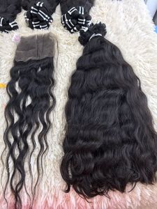 Paquetes de cabello humano de onda natural de lujo Proveedor de cabello sedoso dibujado doble Paquetes de cabello crudo vietnamita virgen DHL FEDEX - Product Image 2