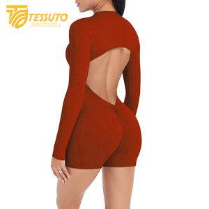 Trajes de Baño Personalizados de Una Pieza, Mono Deportivo para Gimnasio, Fitness, Yoga, Sexy para Mujer, Mono Deportivo sin Espalda - Product Image 5