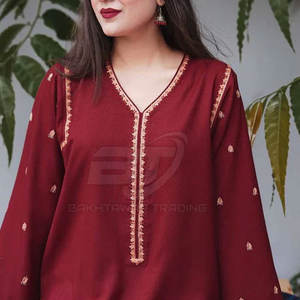 Ensemble de 3 pièces Shalwar Kameez brodé pour femmes, tenue de soirée, Shalwar Kameez pour femmes, Dupatta, ensemble de 3 pièces - Product Image 6
