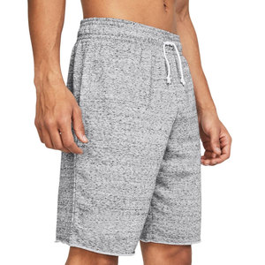 Pantalones cortos de chándal con cordón para hombre, pantalones cortos de chándal informales de algodón 100% personalizados para hombre - Product Image 3