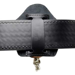 Menottes en cuir de vache portable personnalisées en gros finition mate tannée végétale avec étui tactique à dégagement rapide pour la sécurité - Product Image 4