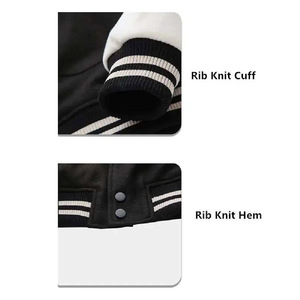 Chaqueta Bomber Vintage de Invierno con Cuello Alto y Logotipo Frontal Impreso Personalizado para Hombre, con Nombre de Marca Personalizado - Product Image 6
