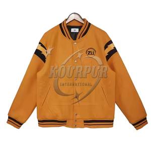 Chaqueta de seguridad de algodón 100% de alta calidad superventas para hombre, nuevo estilo de moda con cuello levantado para invierno, venta al por mayor - Product Image 4