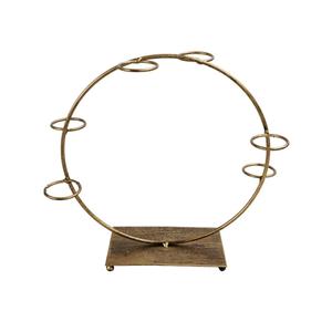 ที่ตั้งโชว์ไอศกรีมโลหะทรงกลมที่วางไอศกรีมสีตามสั่งแบบอินเดีย - Product Image 1