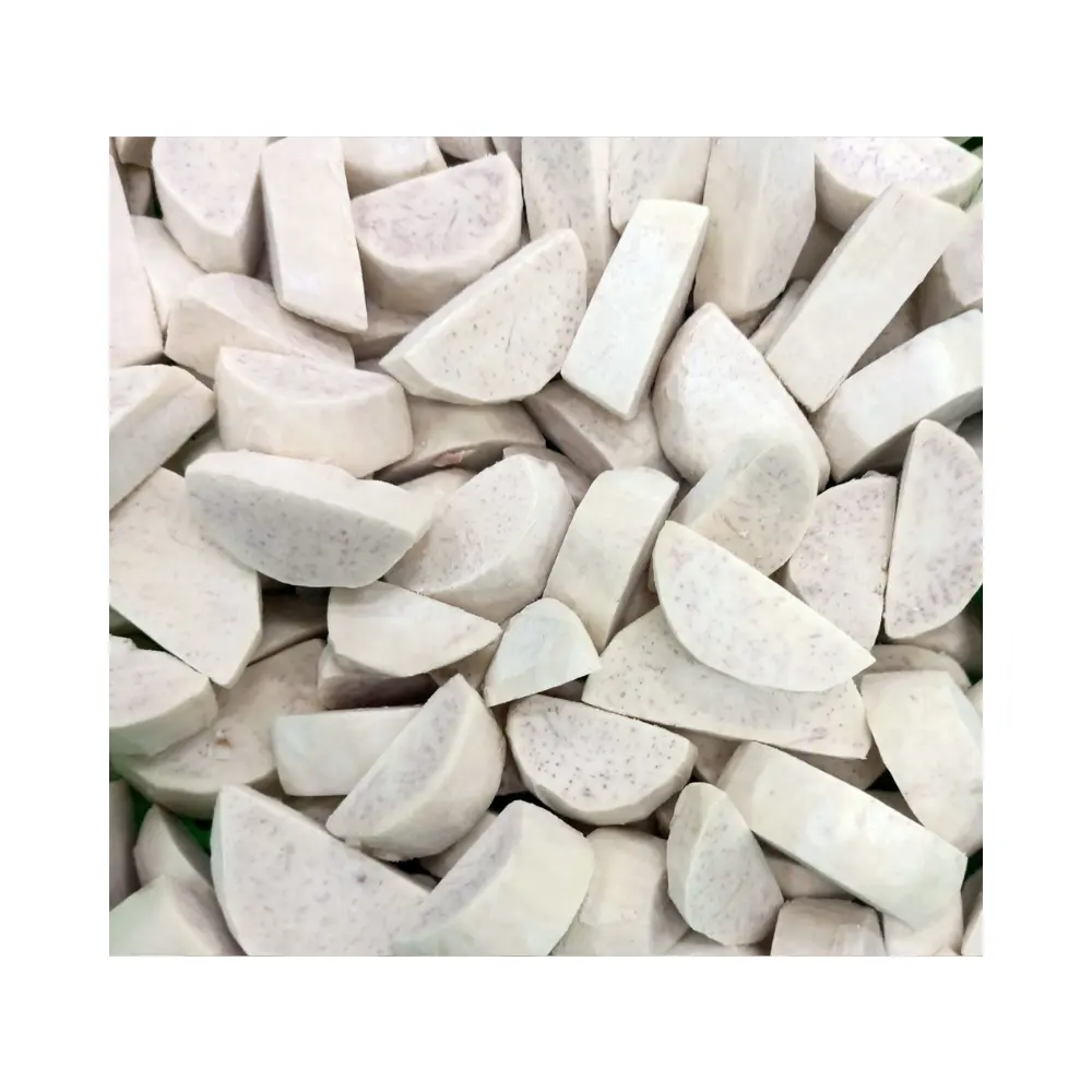 Block Cubes Strip in Bulk Organic Freeze Healthy Wholesale price [HOT SELLING] FROZEN PEELED TARO in Small Pieces