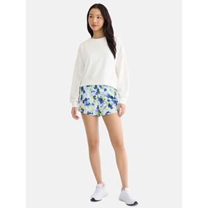 Short de sport à impression numérique d'été pour femmes 2 en 1 taille élastique séchage rapide entraînement course Skinny Fit OEM/ODM vente en gros - Product Image 1