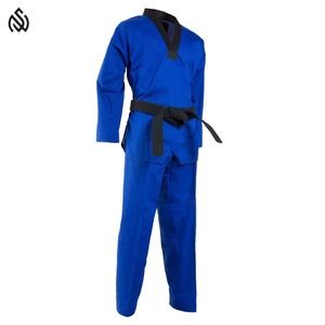 Precio al por mayor transpirable Taekwondo uniformes Venta caliente jiu jitsu kimono Taekwondo uniforme hecho en Pakistán - Product Image 1