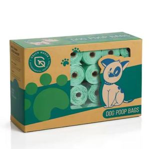 2025 grossistes vente chaude Logo personnalisé sacs de crottes de chien écologiques biodégradables avec distributeur sac de crottes de chien - Product Image 1