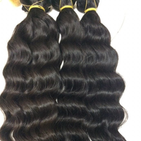 Extensions de cheveux humains bruts 100% Remy non traités, provenant d'un seul donneur, tissage de cheveux à double trame, bouclés indiens, MX Hair, 90-100g